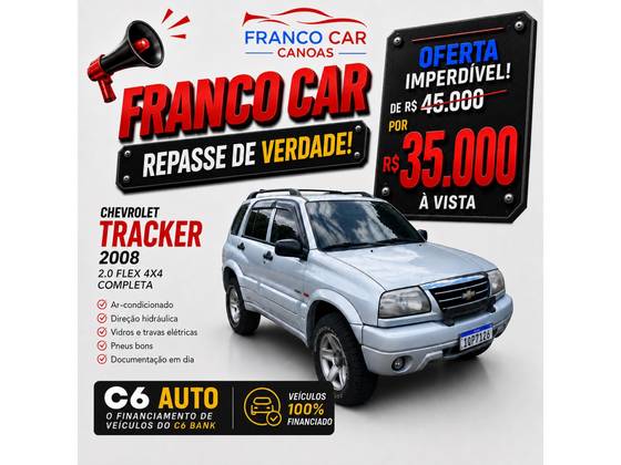 CHEVROLET TRACKER 2.0 4X4 16V GASOLINA 4P MANUAL